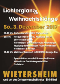 Musikveranstaltung am DGH im Winter 2017